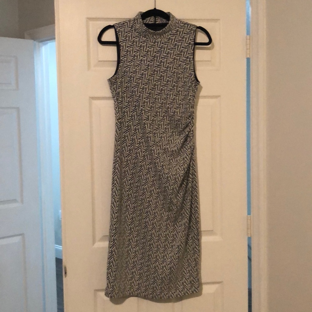 Form fitting knee length dress